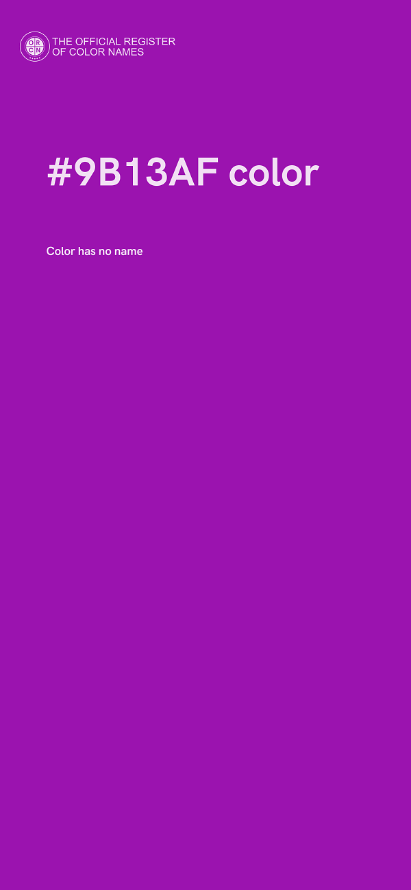 #9B13AF color image