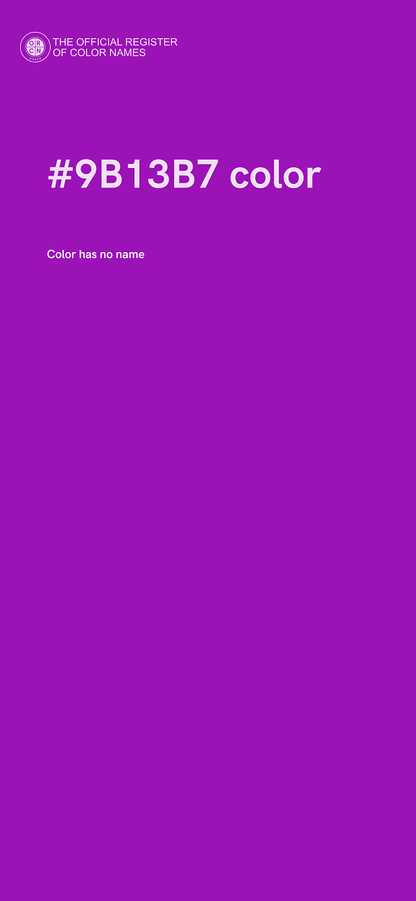 #9B13B7 color image