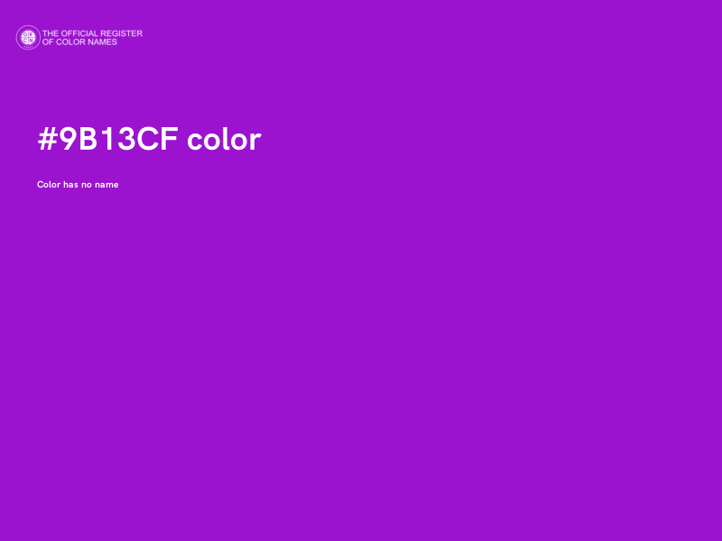#9B13CF color image