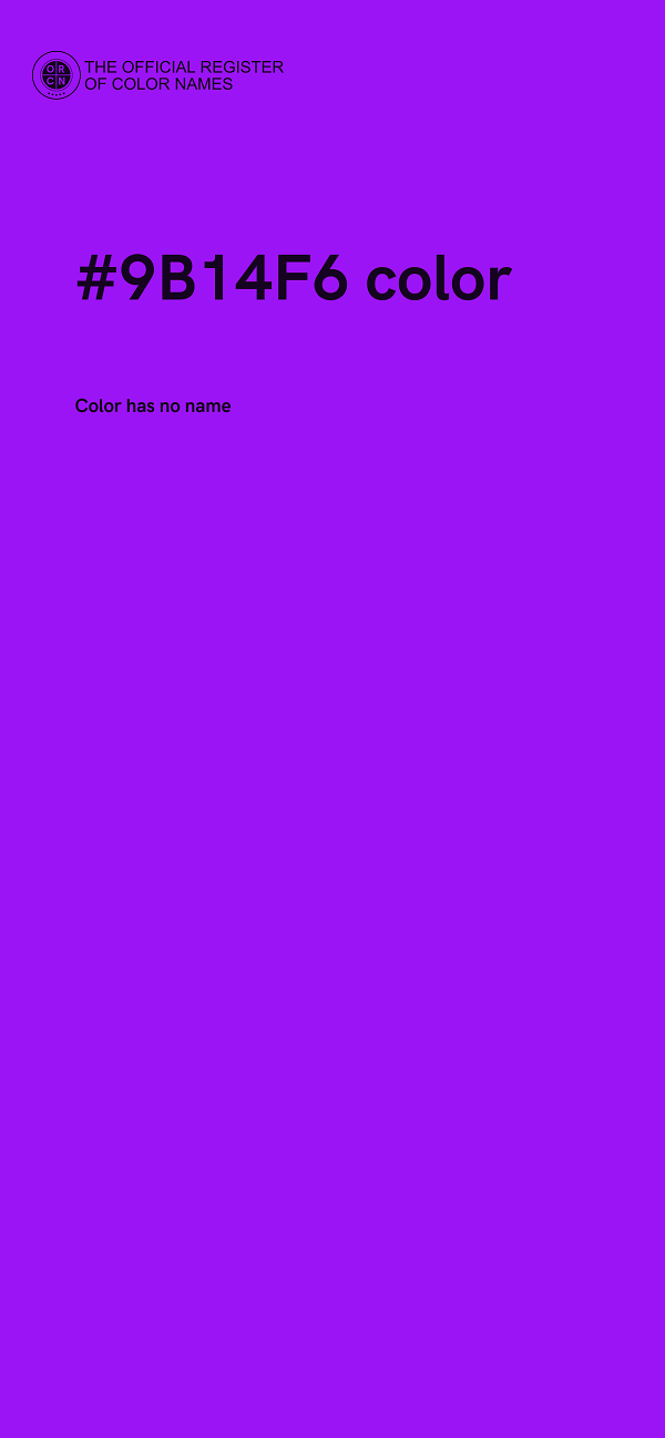 #9B14F6 color image