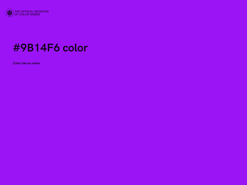 #9B14F6 color image