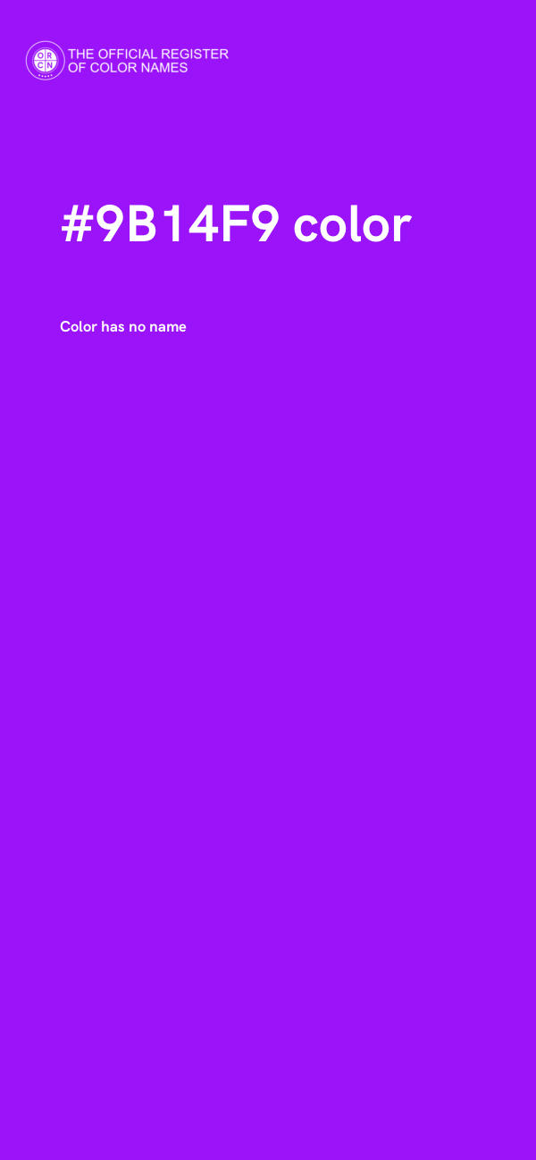 #9B14F9 color image