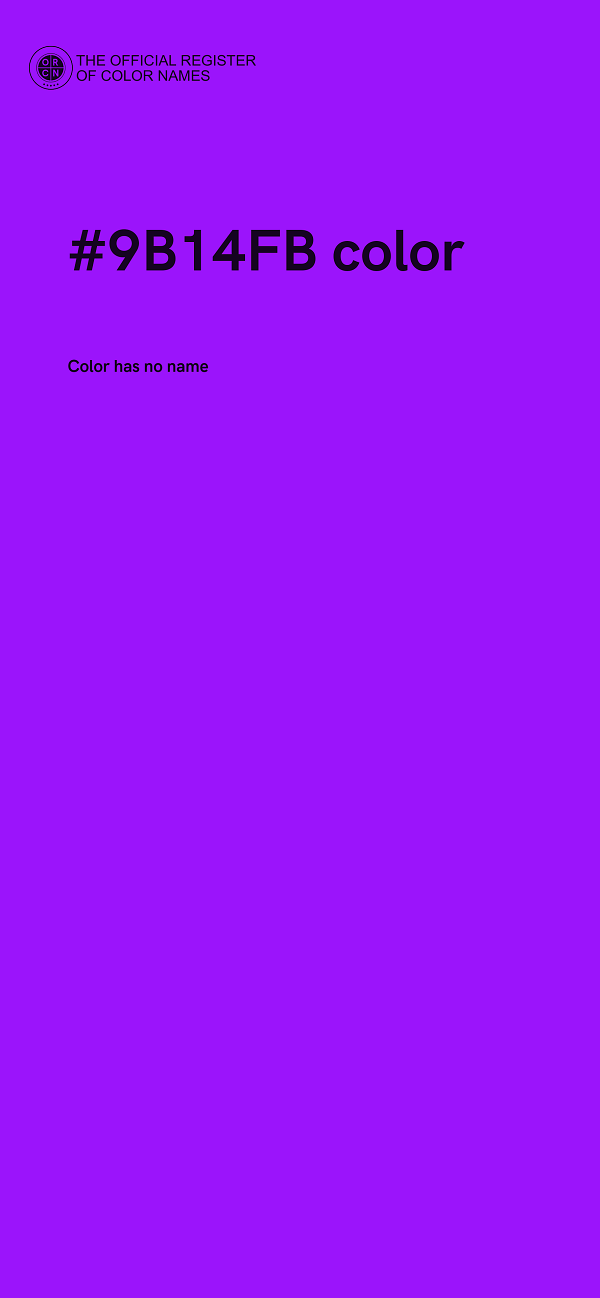 #9B14FB color image