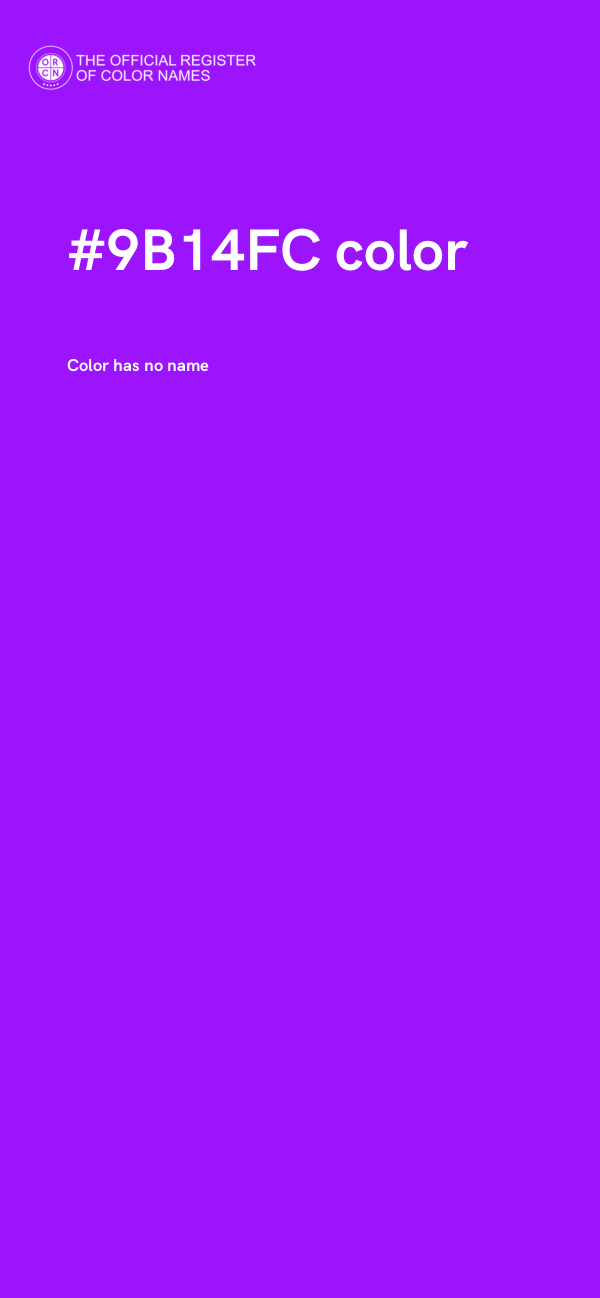 #9B14FC color image