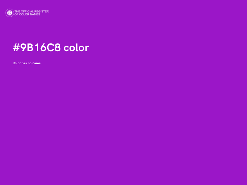#9B16C8 color image