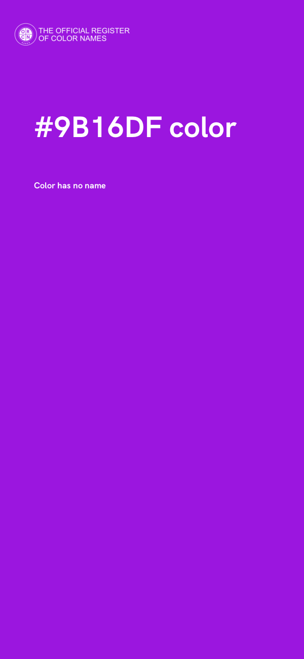 #9B16DF color image