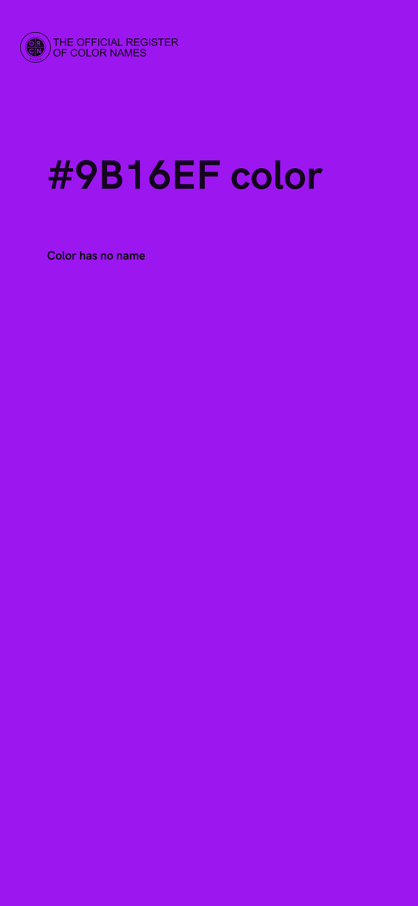#9B16EF color image