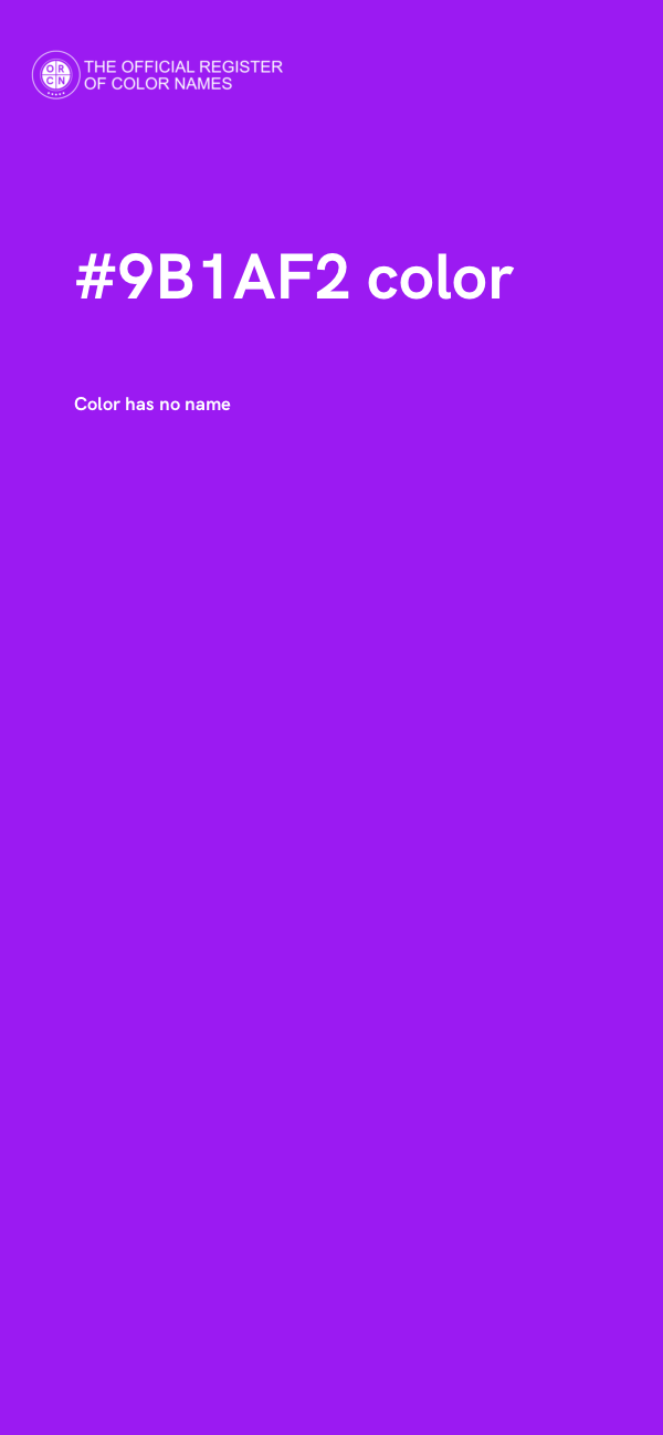 #9B1AF2 color image