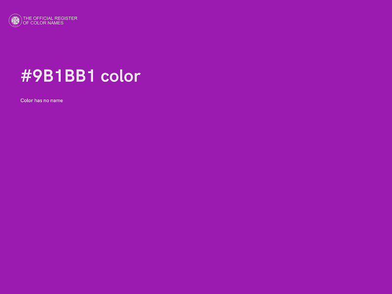 #9B1BB1 color image