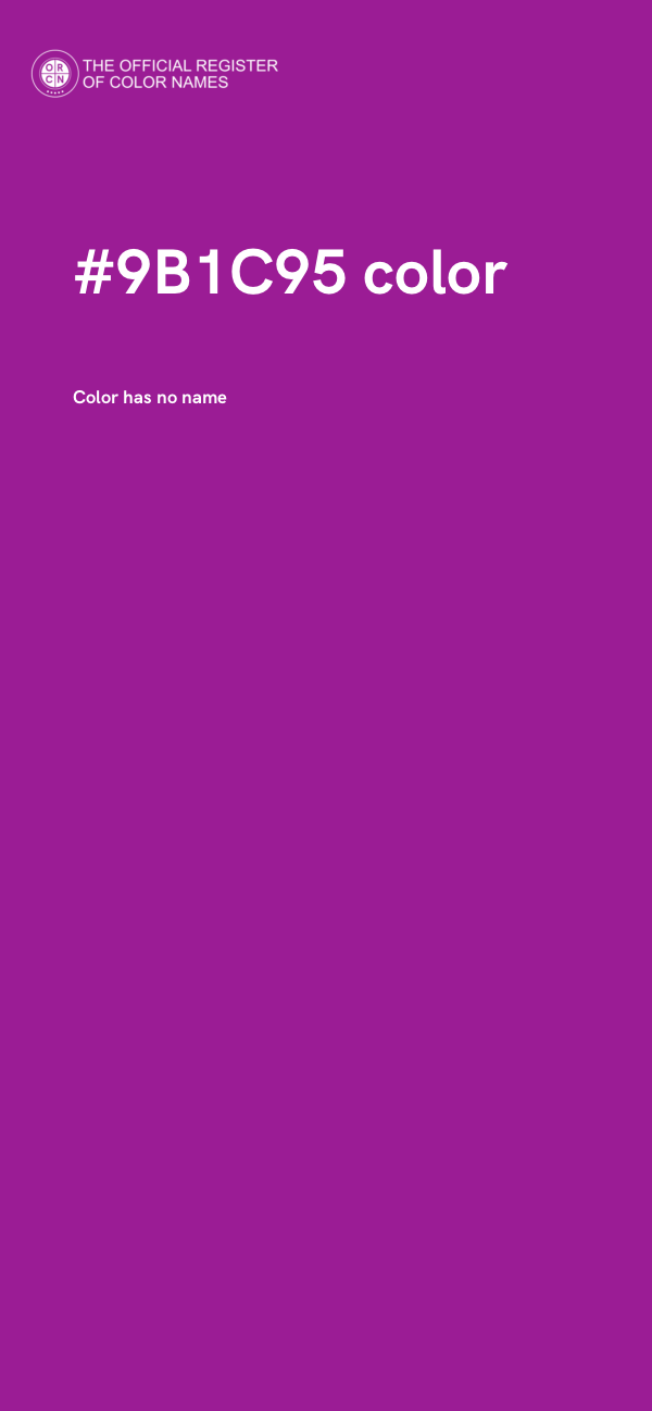#9B1C95 color image