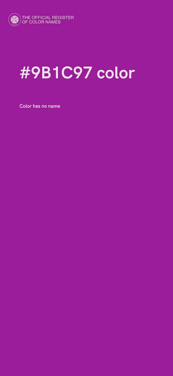 #9B1C97 color image