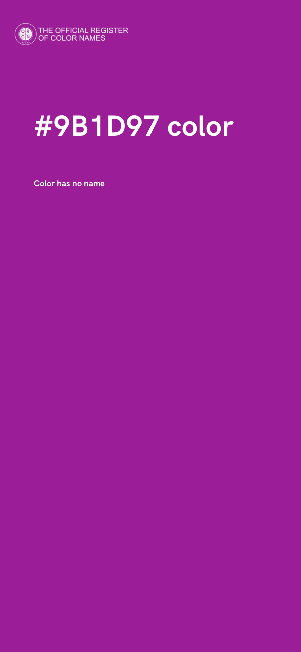 #9B1D97 color image