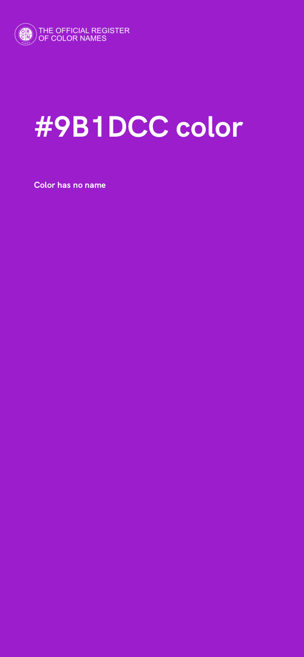 #9B1DCC color image