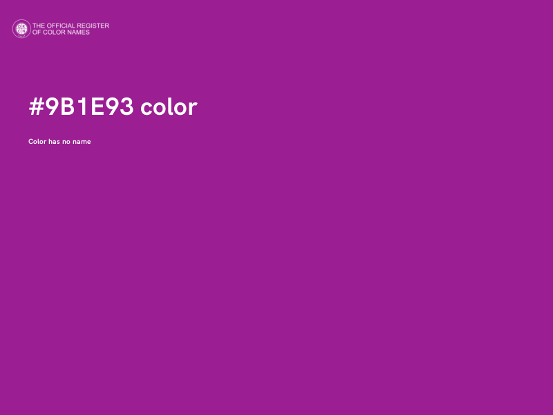 #9B1E93 color image
