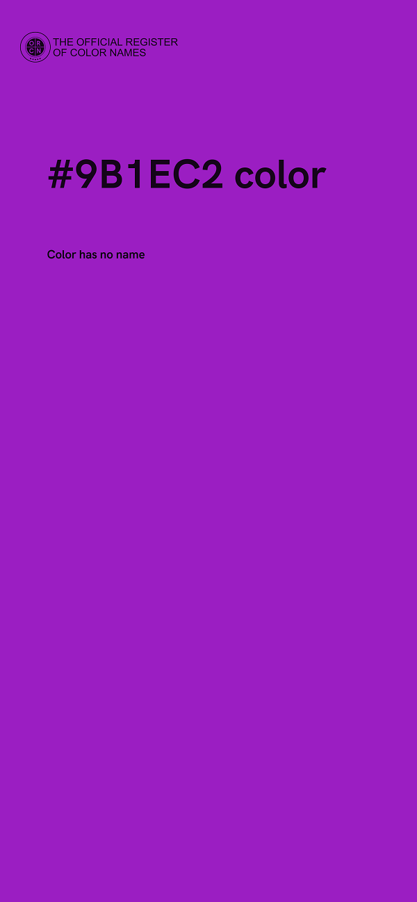 #9B1EC2 color image