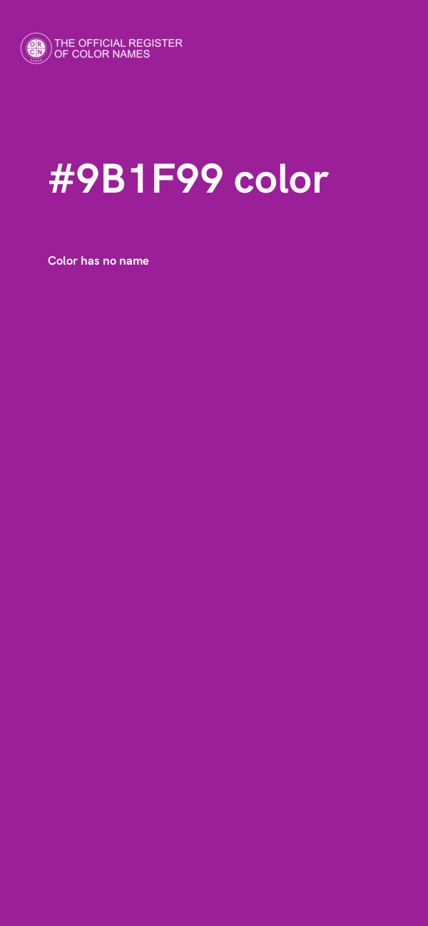 #9B1F99 color image