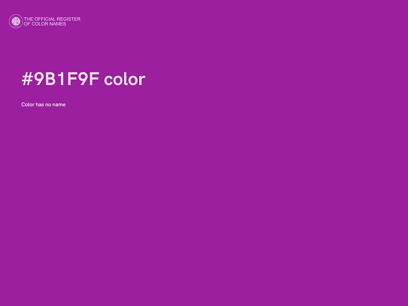 #9B1F9F color image