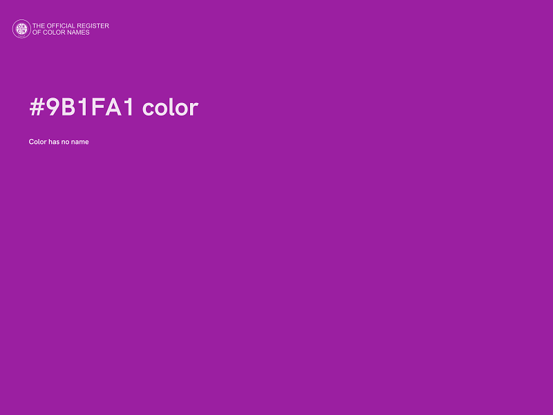 #9B1FA1 color image