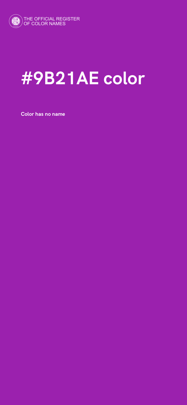 #9B21AE color image