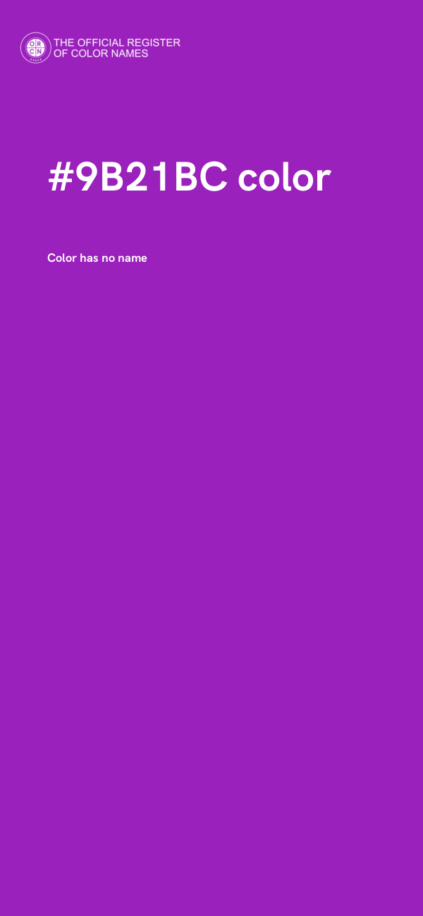 #9B21BC color image