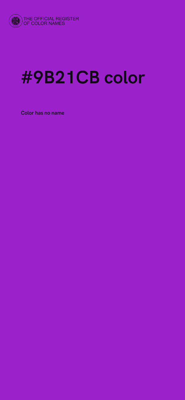 #9B21CB color image