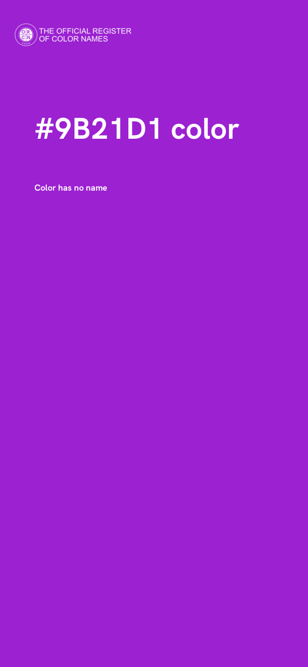 #9B21D1 color image