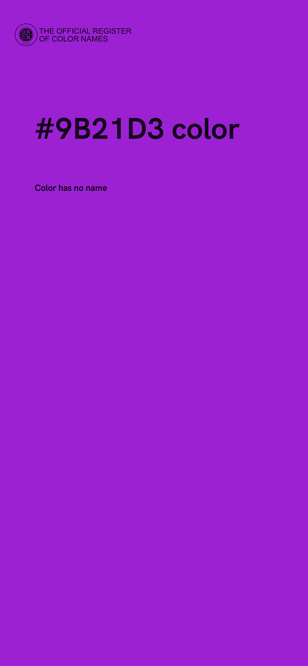 #9B21D3 color image