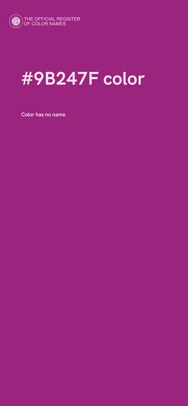 #9B247F color image