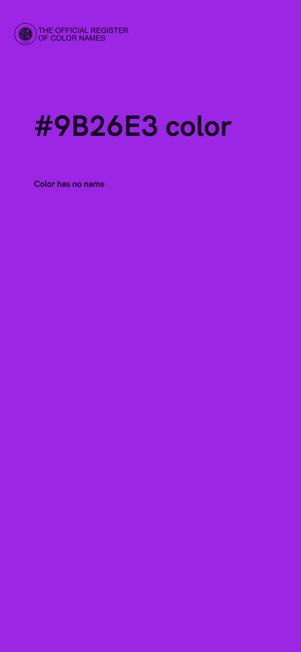 #9B26E3 color image