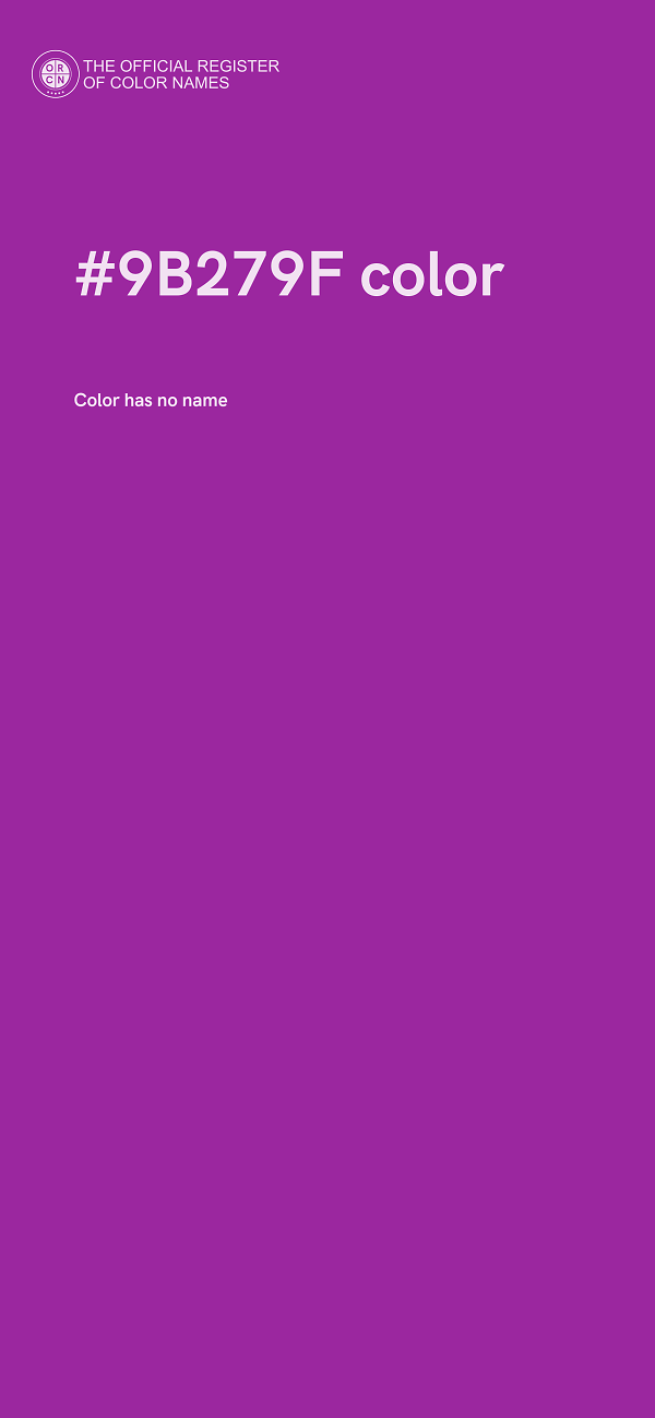 #9B279F color image