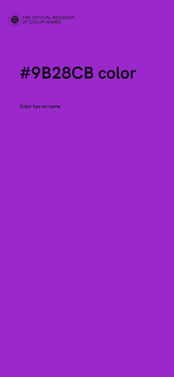 #9B28CB color image
