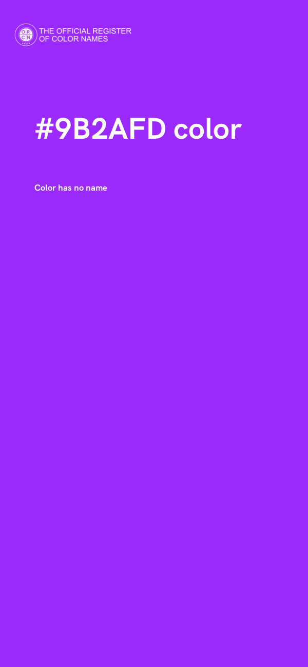 #9B2AFD color image