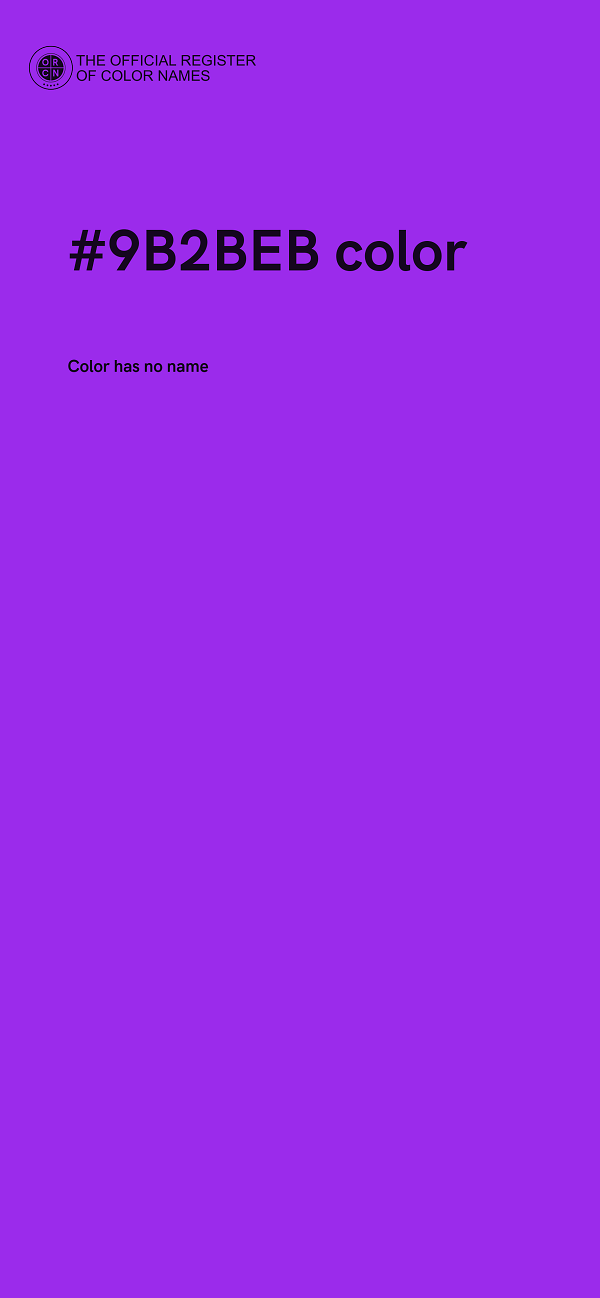 #9B2BEB color image