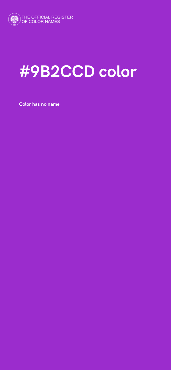 #9B2CCD color image