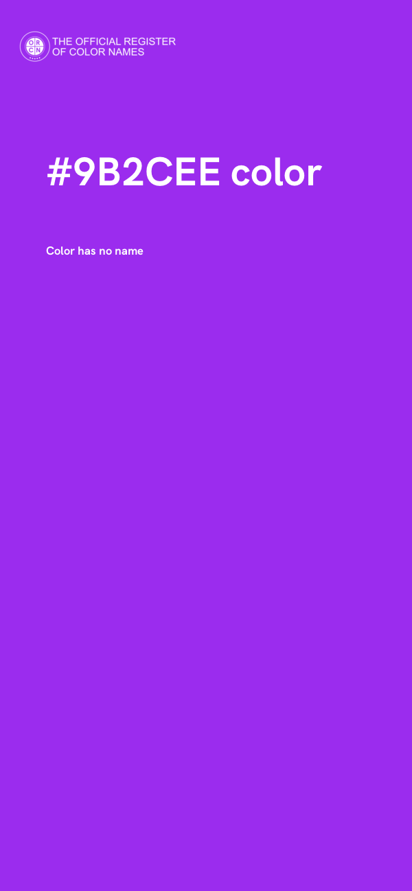 #9B2CEE color image