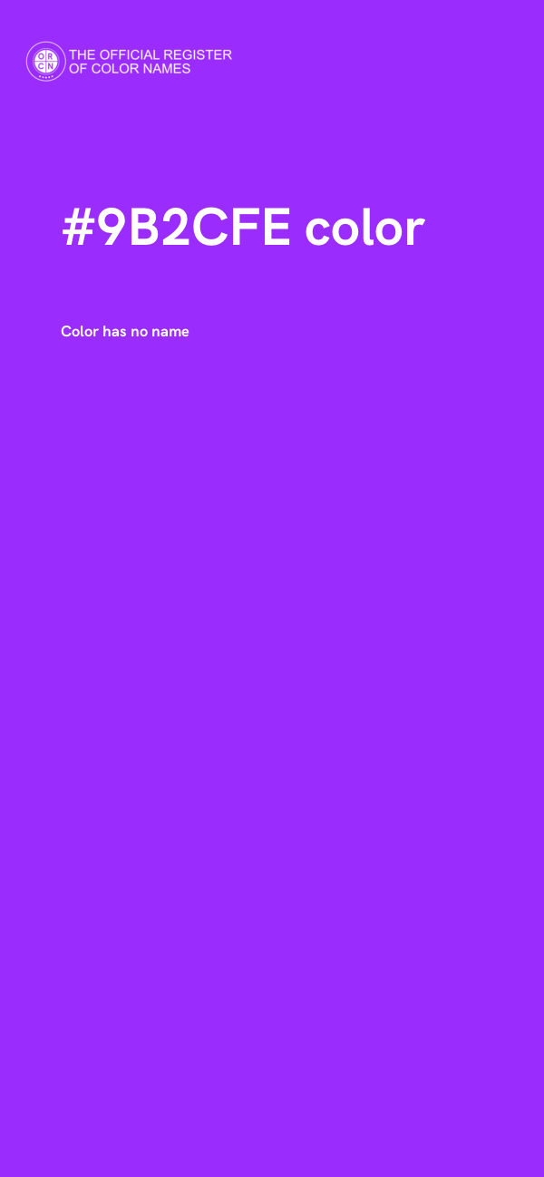 #9B2CFE color image