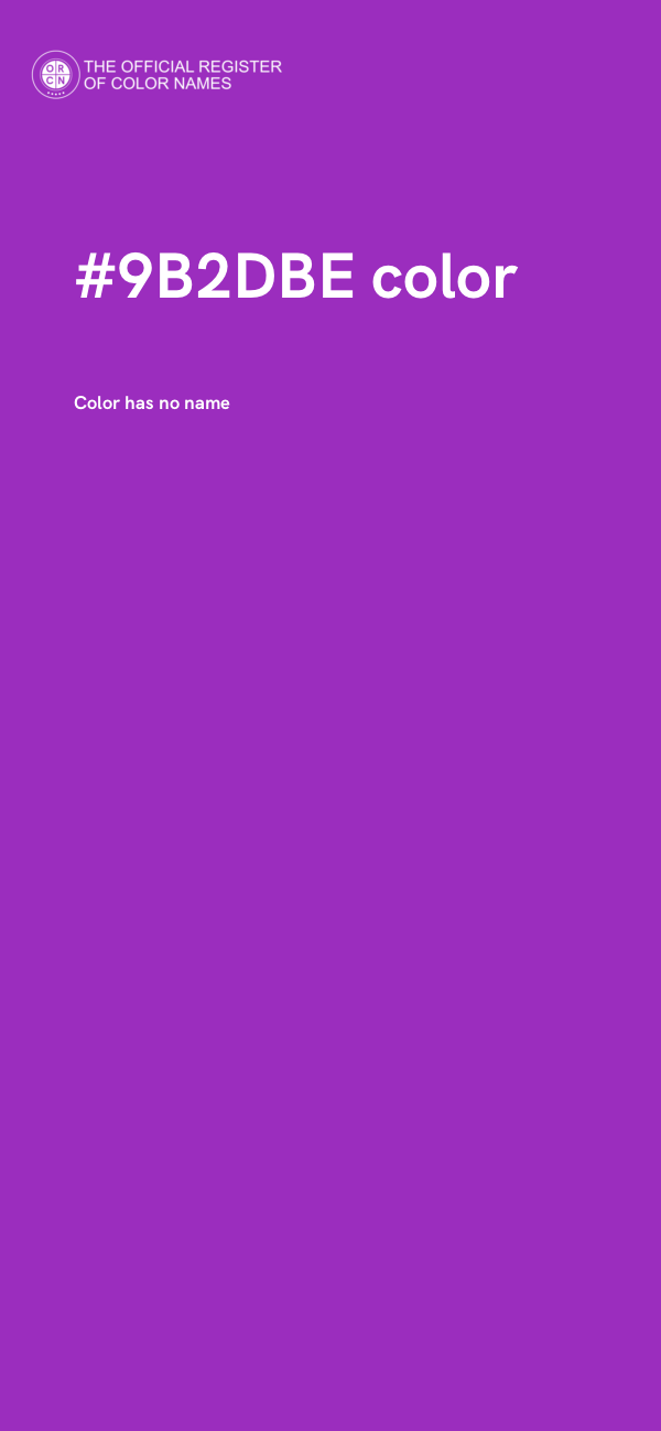 #9B2DBE color image