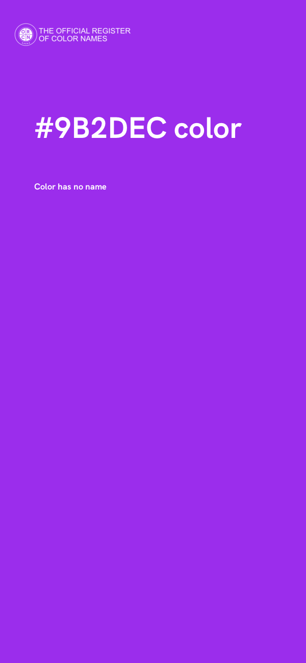 #9B2DEC color image