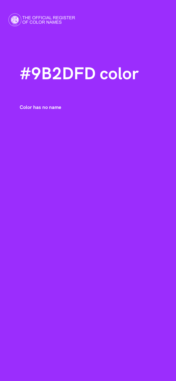 #9B2DFD color image