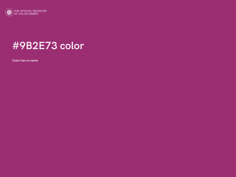 #9B2E73 color image