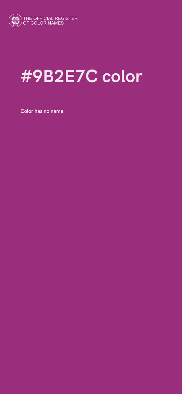#9B2E7C color image