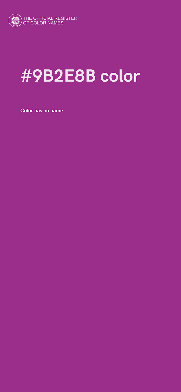 #9B2E8B color image