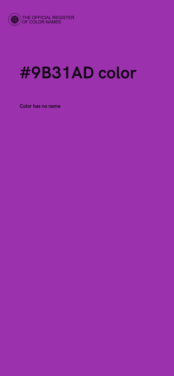 #9B31AD color image
