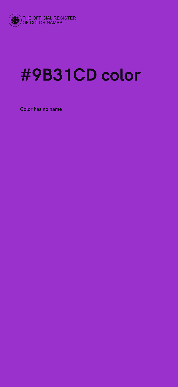 #9B31CD color image