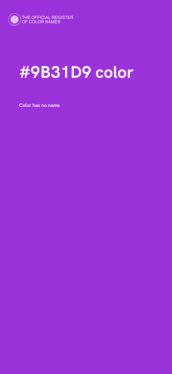 #9B31D9 color image