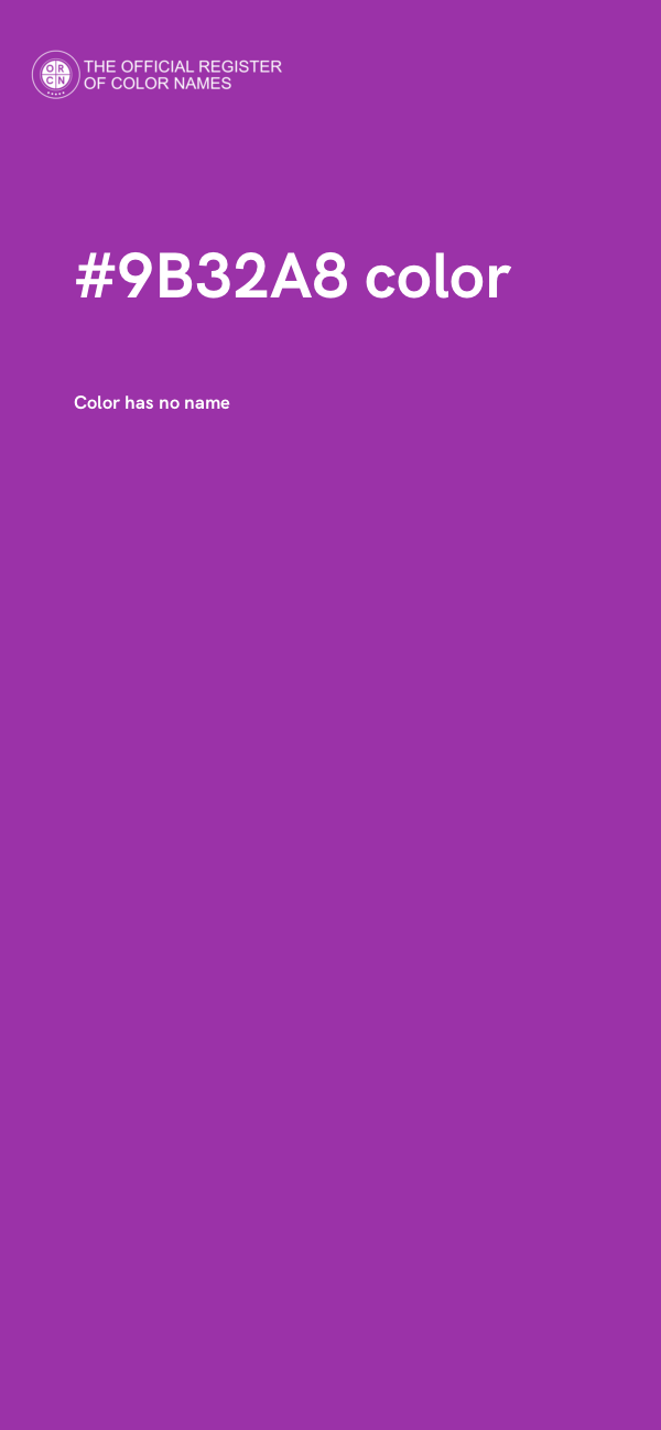 #9B32A8 color image