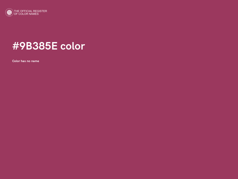 #9B385E color image