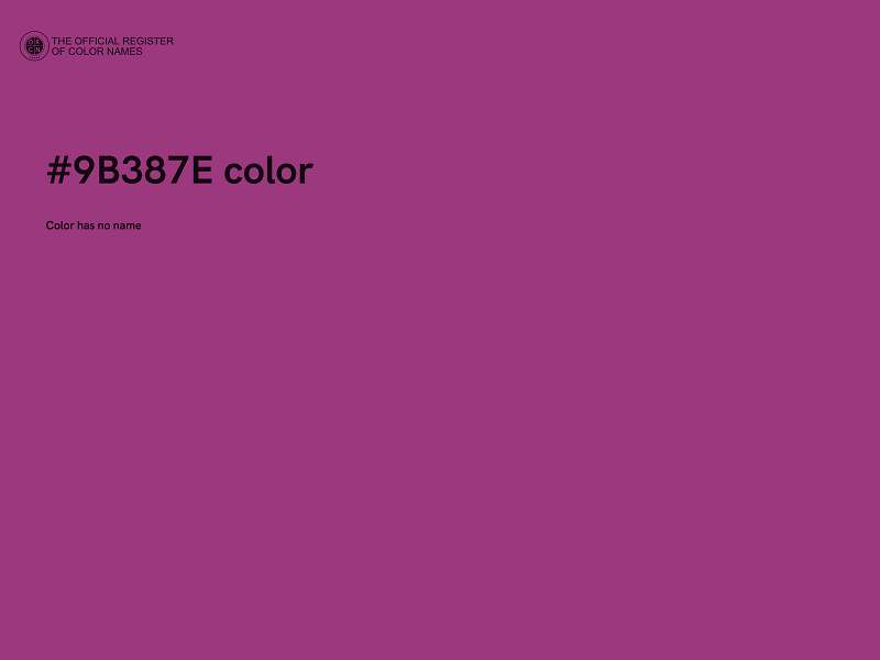 #9B387E color image