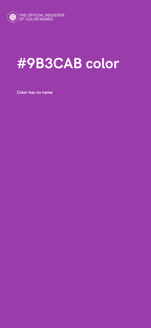 #9B3CAB color image