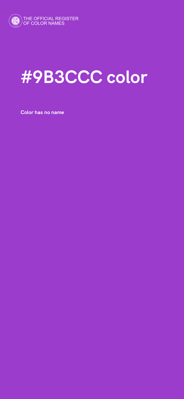 #9B3CCC color image